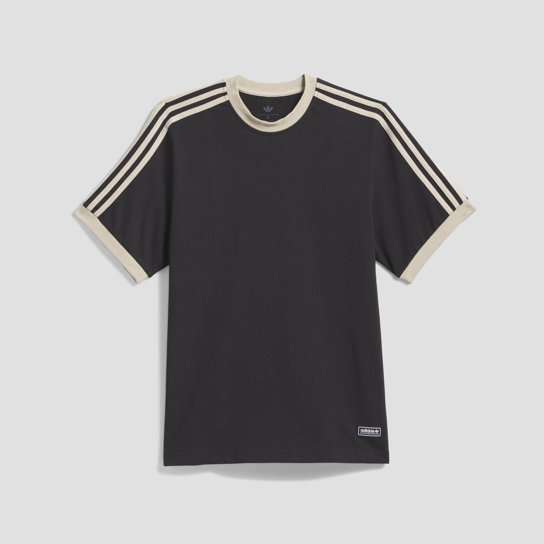 Adidas FSBS Ringer T-Shirt Black / Khaki Heather