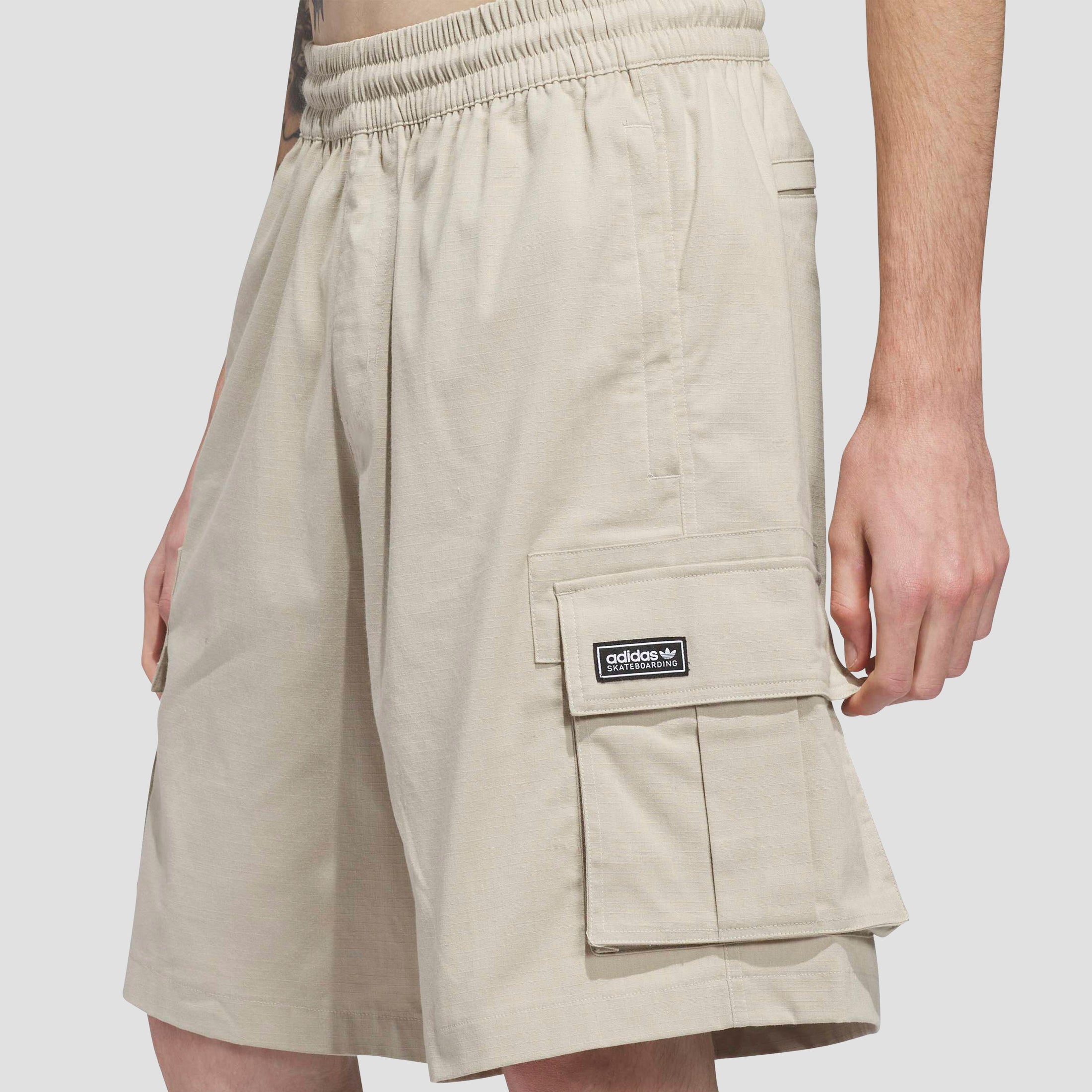Adidas Skateboarding Cargo Shorts Khaki Heather