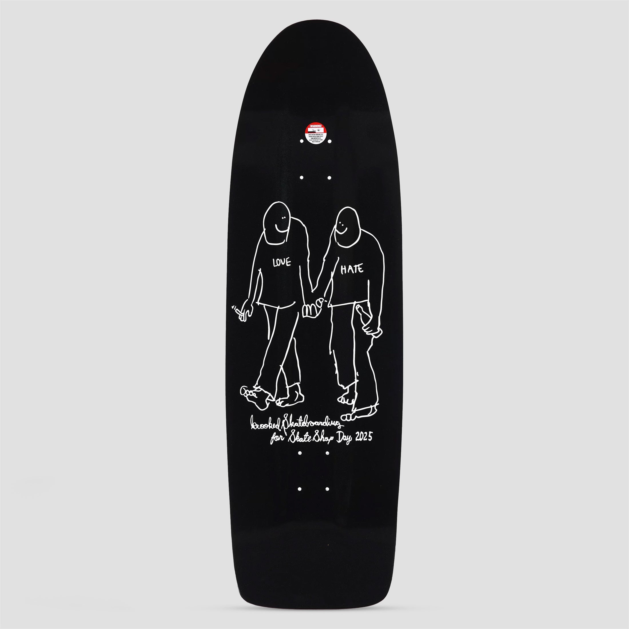 Krooked 10.75 Beamer Skate Shop Day 2025 Skateboard Deck Hate 
