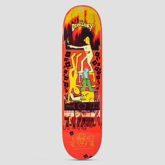 Krooked 8.25 Cernicky Hot Skateboard Deck Red