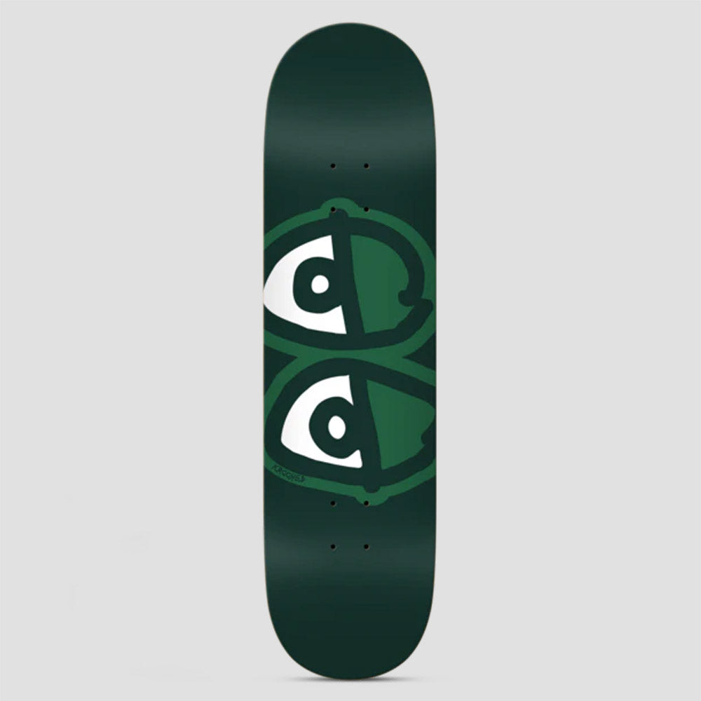 Krooked 8.25 Eyes Skateboard Deck Easy Rider Green