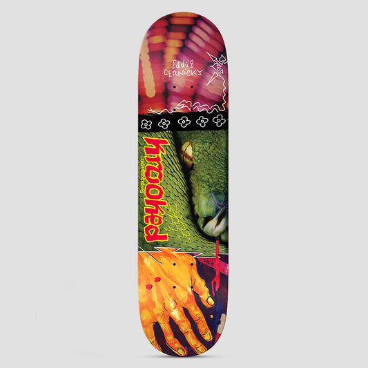 Krooked 8.38 Cernicky Snake Bite Skateboard Deck Multi