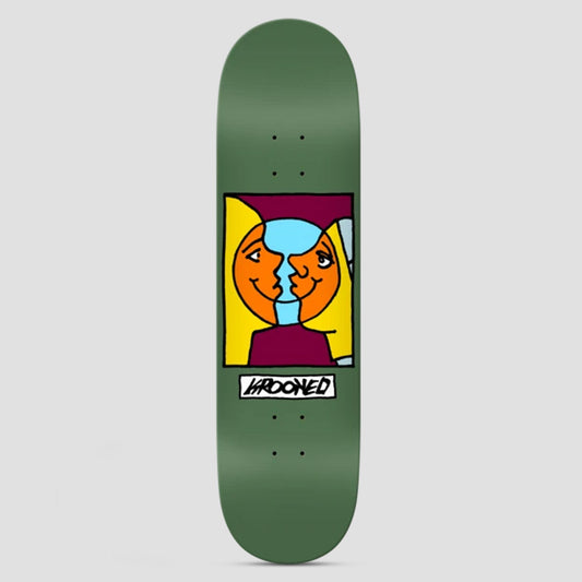 Krooked 8.38 Easy Rider Moonsmile Skateboard Deck Green