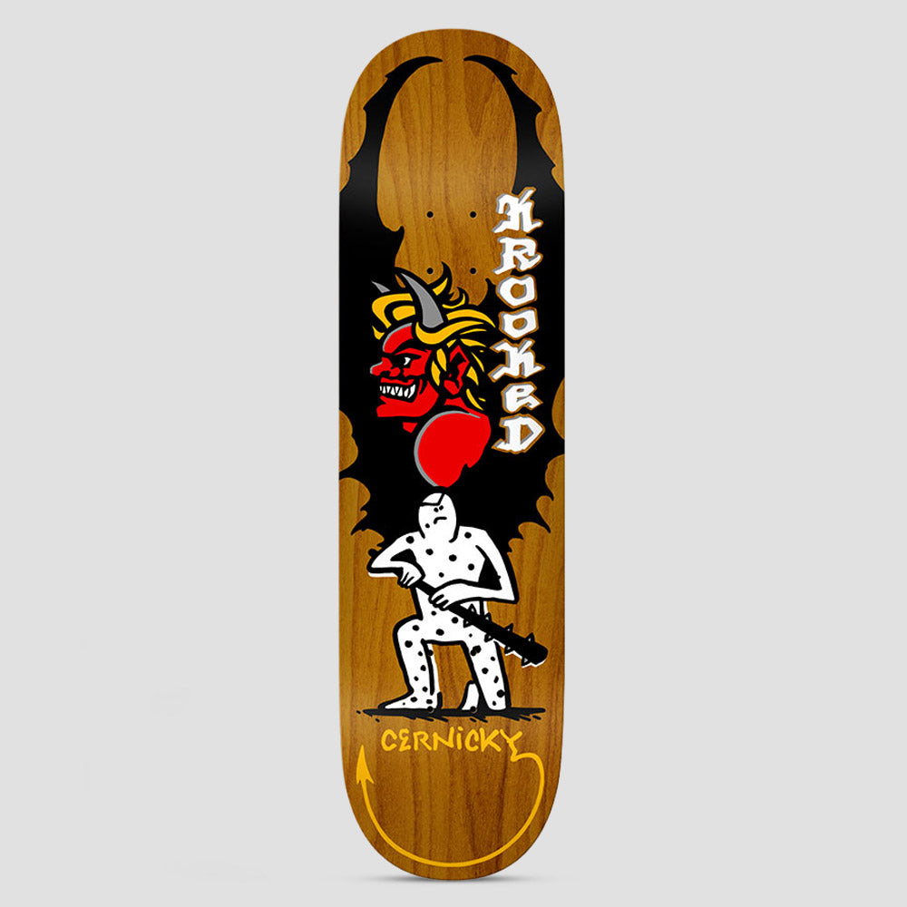 Krooked 8.5 Cernicky Devil Ed Skateboard Deck Multi