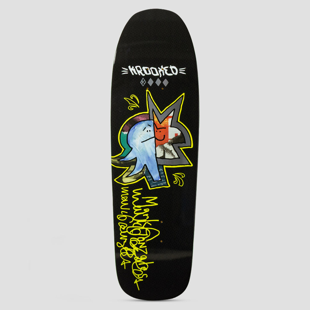 Krooked 9.81 Gonz Sig Skateboard Deck Black