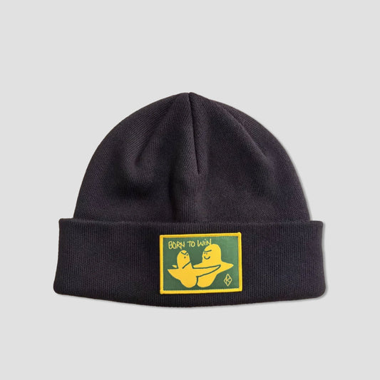 Krooked Born To Win Cuff Beanie Black