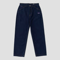 Load image into Gallery viewer, Krooked Eyes Denim Twill Pant Dark Rinse Denim
