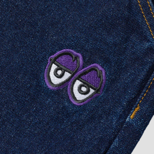 Krooked Eyes Denim Twill Pant Dark Rinse Denim