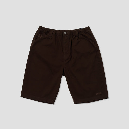 Krooked Eyes Twill Short Brown
