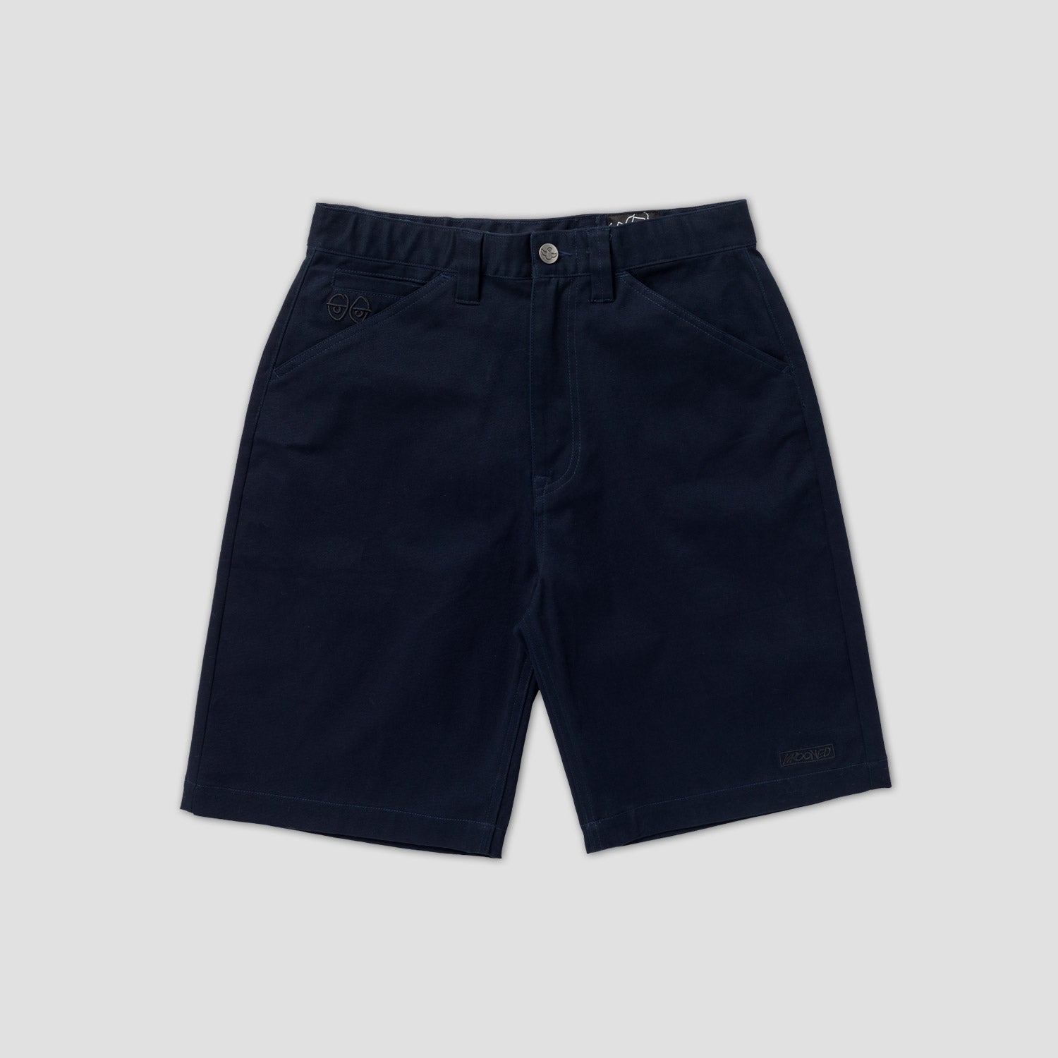 Krooked Eyes Twill Short Navy