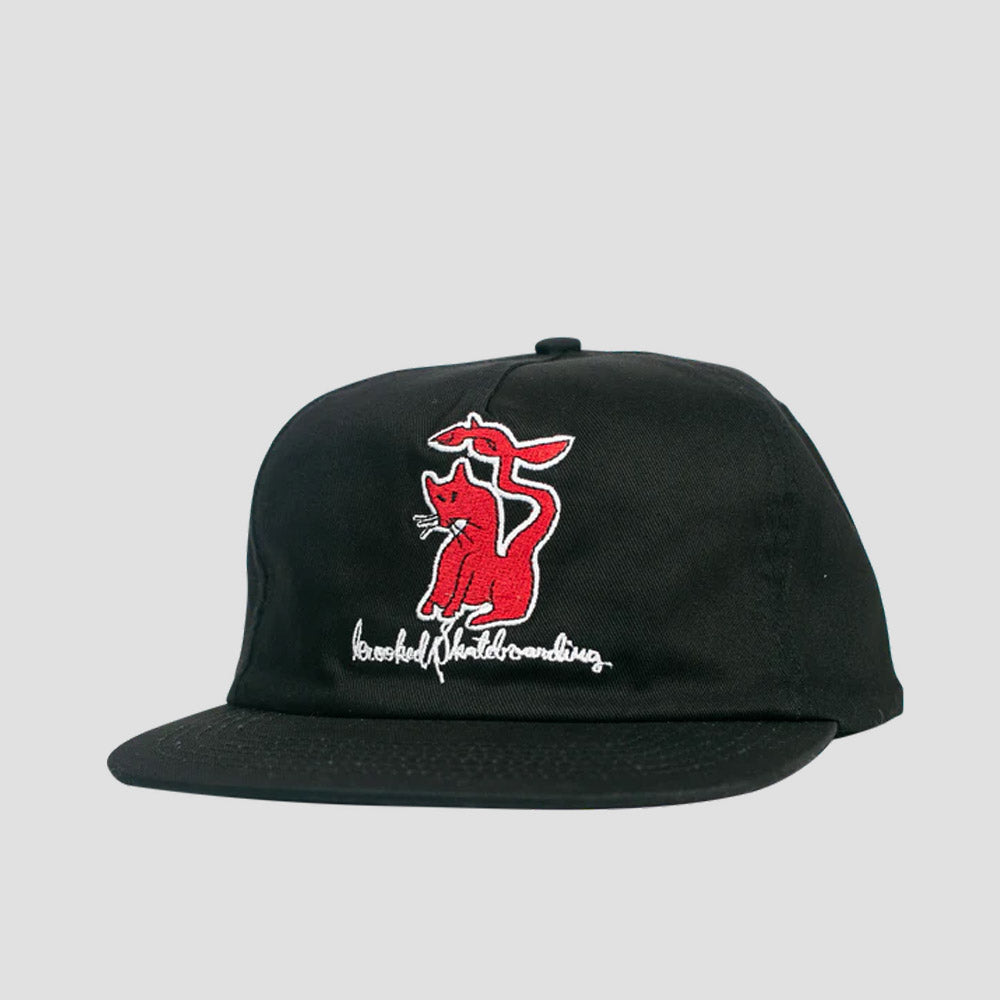 Krooked Kat Serpent Cap Black / Red