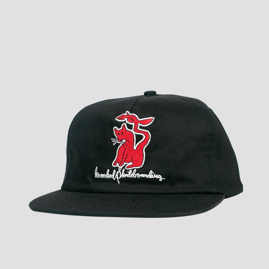 Krooked Kat Serpent Cap Black / Red