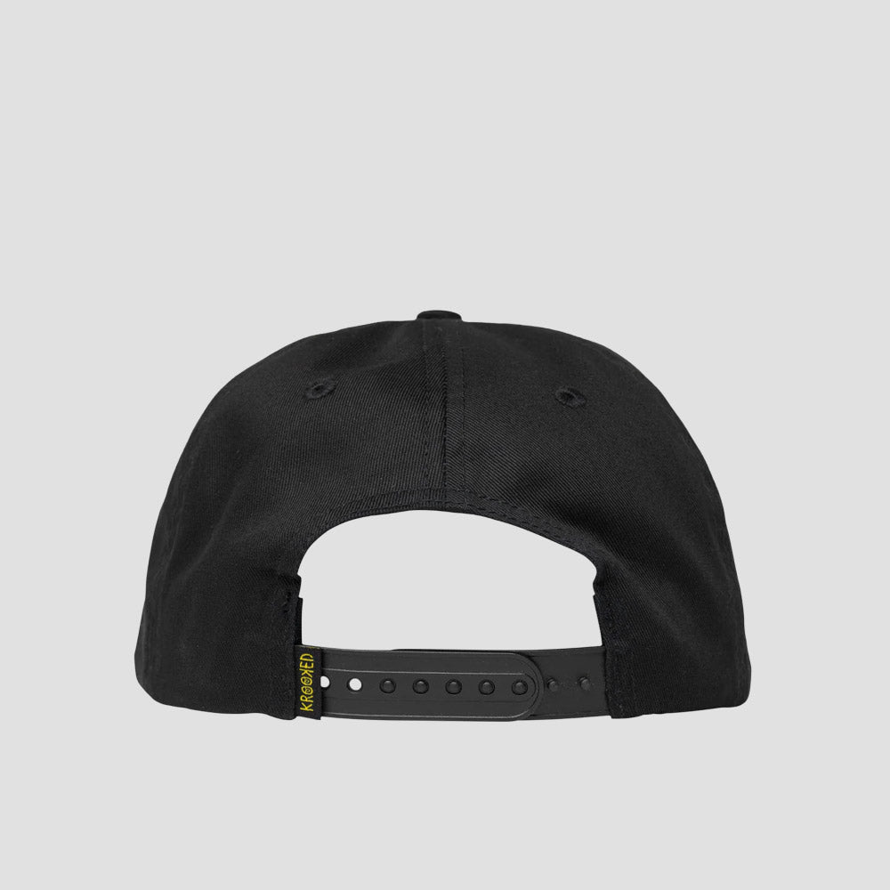 Krooked Koffin Snapback Cap Black