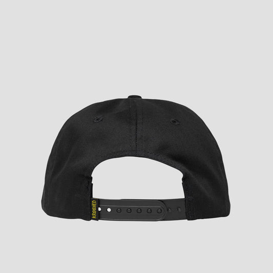 Krooked Koffin Snapback Cap Black