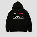 Load image into Gallery viewer, HUF Land Cruiser Heavyweight Full Zip Hoodie Black
