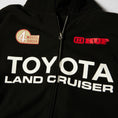 Load image into Gallery viewer, HUF Land Cruiser Heavyweight Full Zip Hoodie Black
