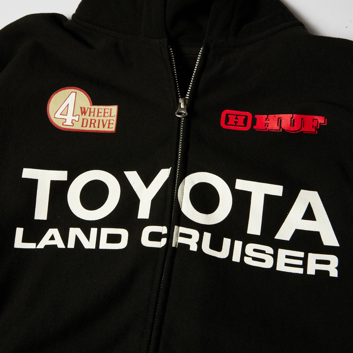 HUF Land Cruiser Heavyweight Full Zip Hoodie Black