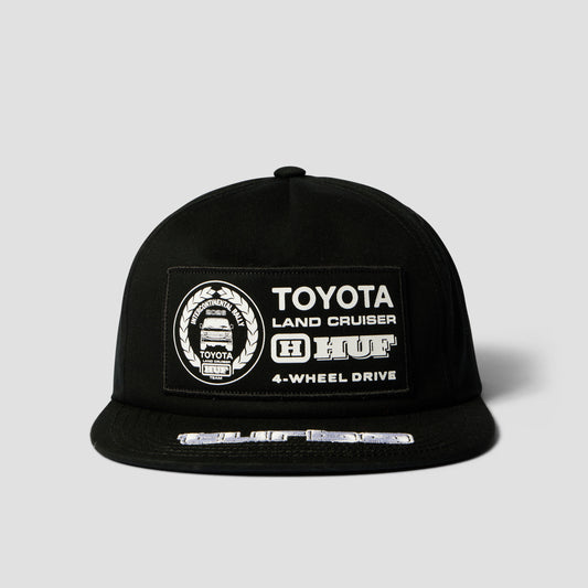 HUF Land Cruiser Rally Snapback Cap Black
