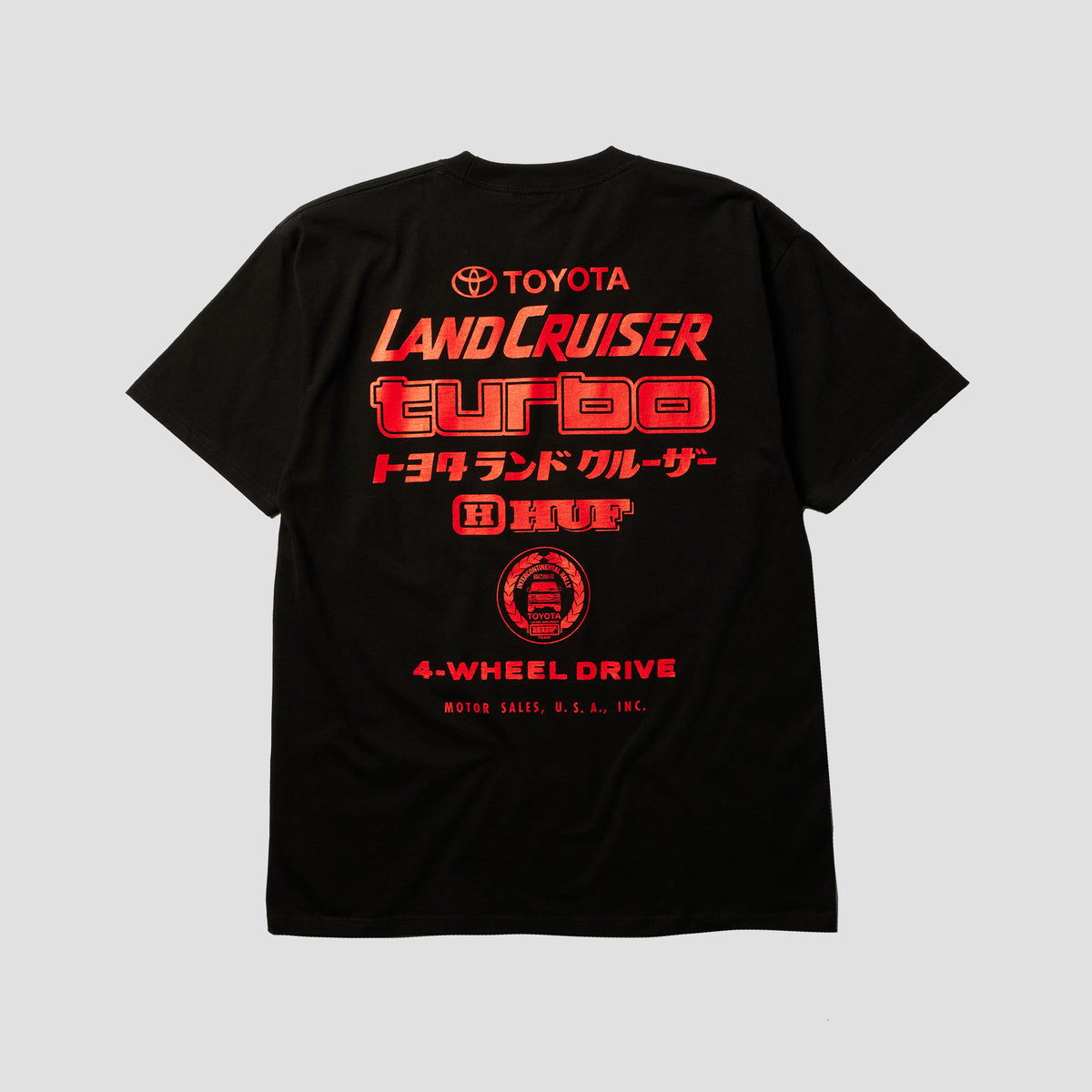 HUF Land Cruiser Turbo T-Shirt Black