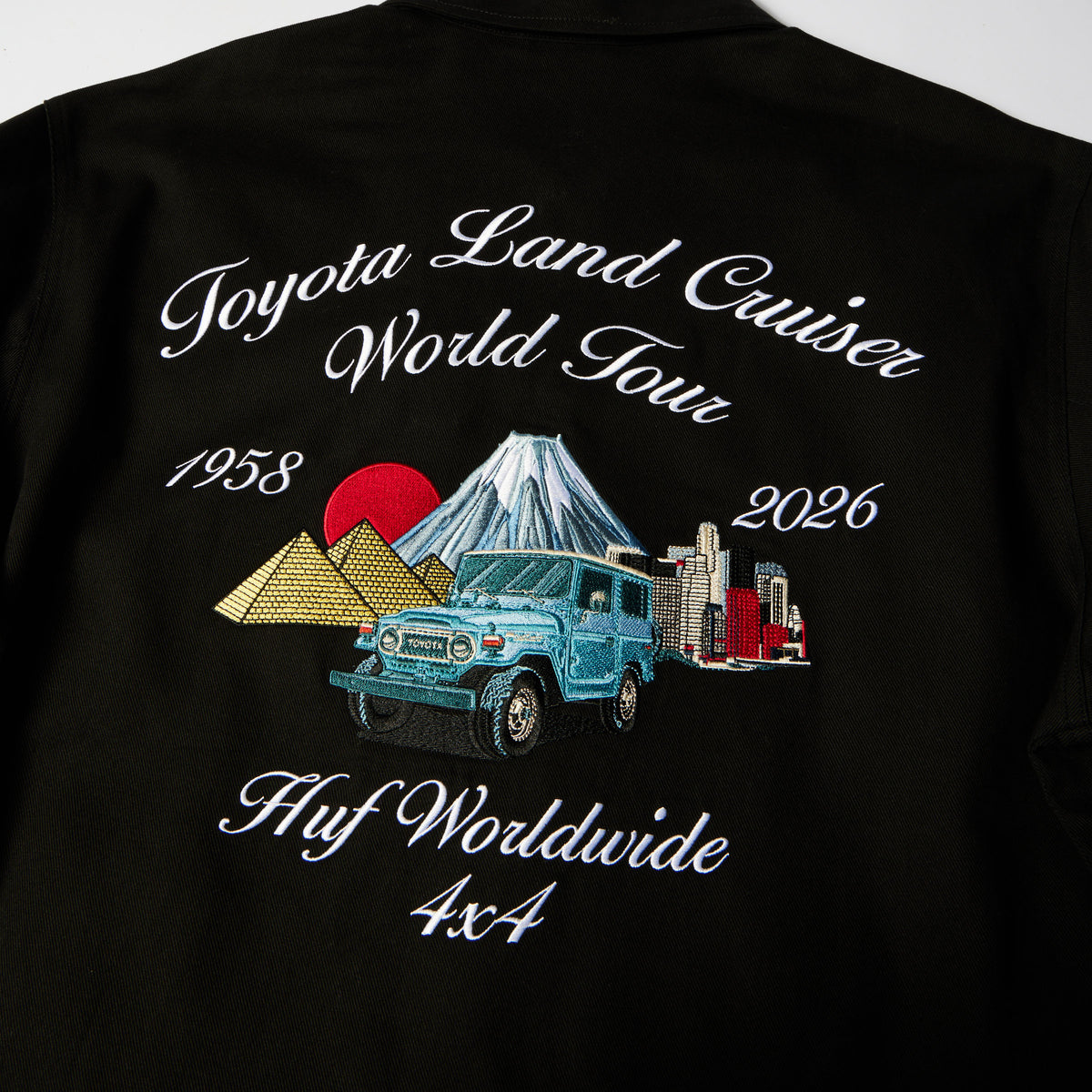 HUF Land Cruiser World Tour Jacket Black