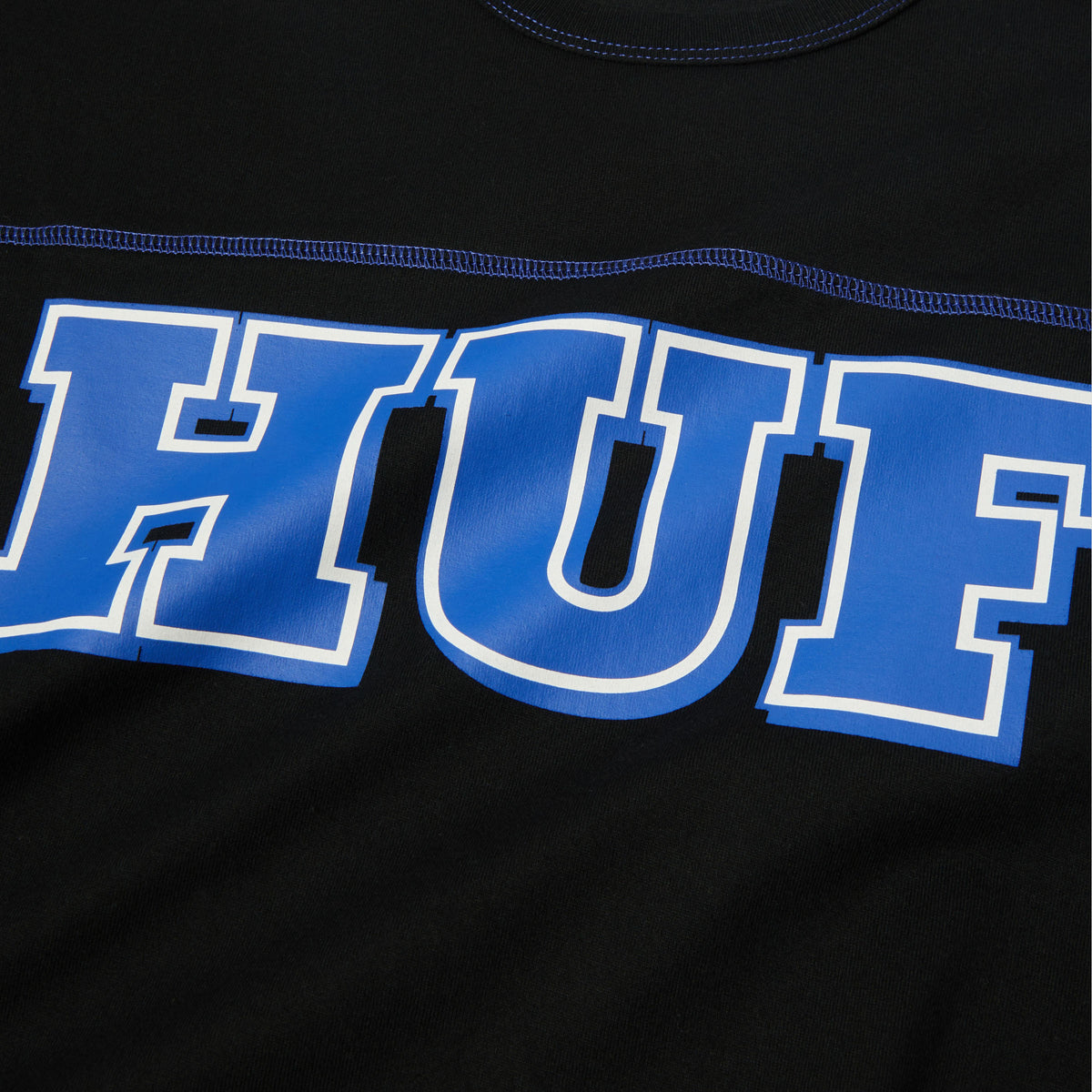 HUF Legacy Football T-Shirt Black