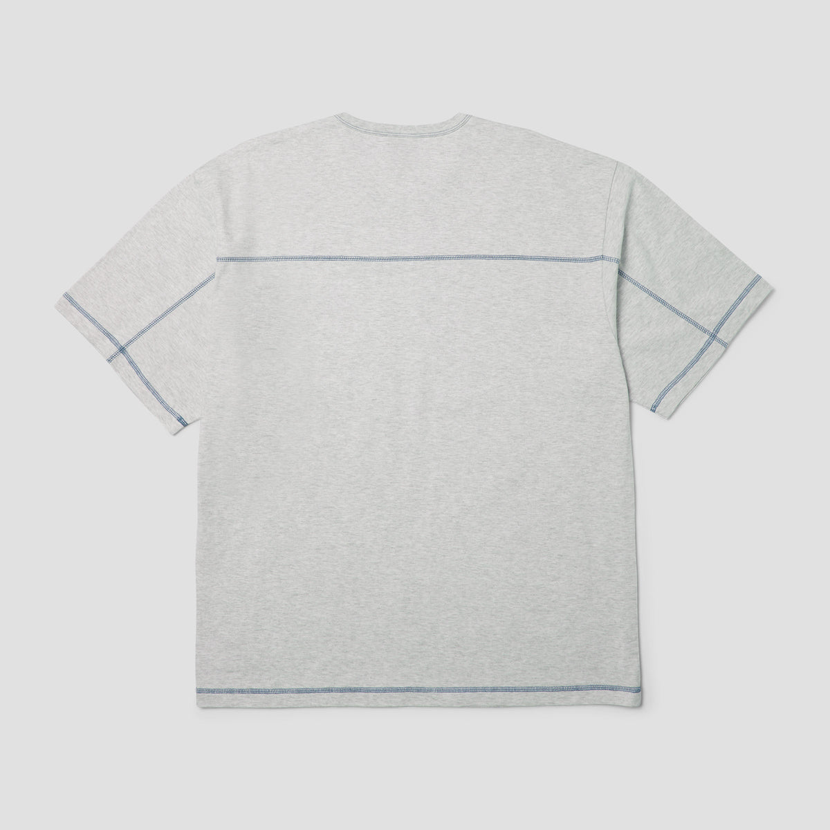 HUF Legacy Football T-Shirt Heather Grey