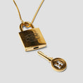 Load image into Gallery viewer, HUF Lock & Key Pendant Gold
