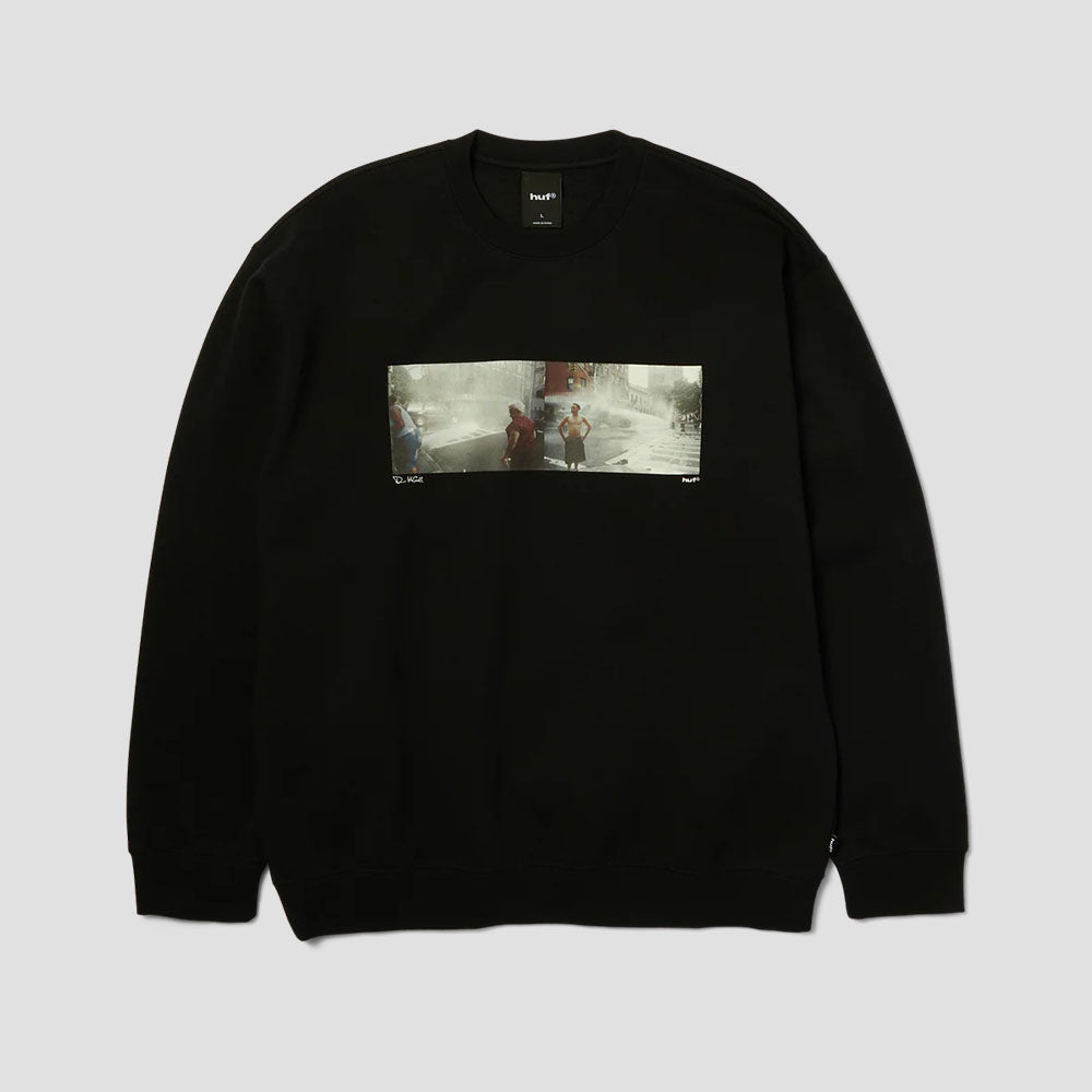 HUF Lost My Way Home Crew Black