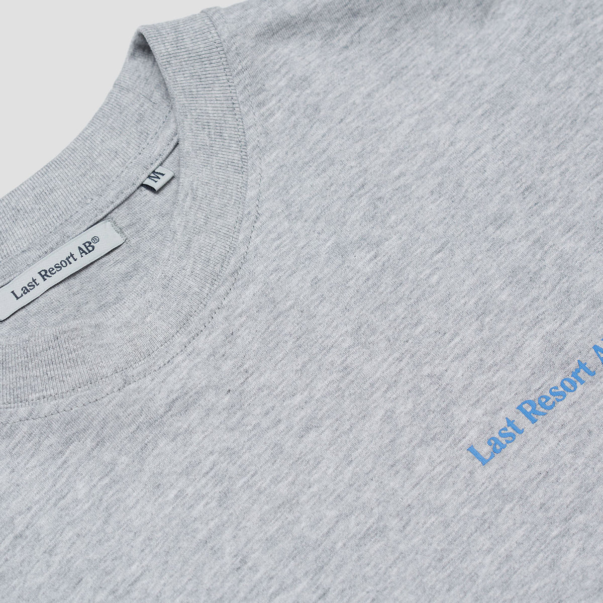 Last Resort AB Atlas Mono T-Shirt Grey Marle / Blue
