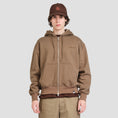 Load image into Gallery viewer, Last Resort AB Script Logo Zip Hoodie Khaki Beige
