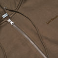 Load image into Gallery viewer, Last Resort AB Script Logo Zip Hoodie Khaki Beige
