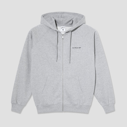 Last Resort AB Atlas Monogram Zip Hoodie Heather Grey