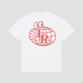 Load image into Gallery viewer, Last Resort AB Atlas Mono T-Shirt White / Brick Red
