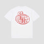 Last Resort AB Atlas Mono T-Shirt White / Brick Red