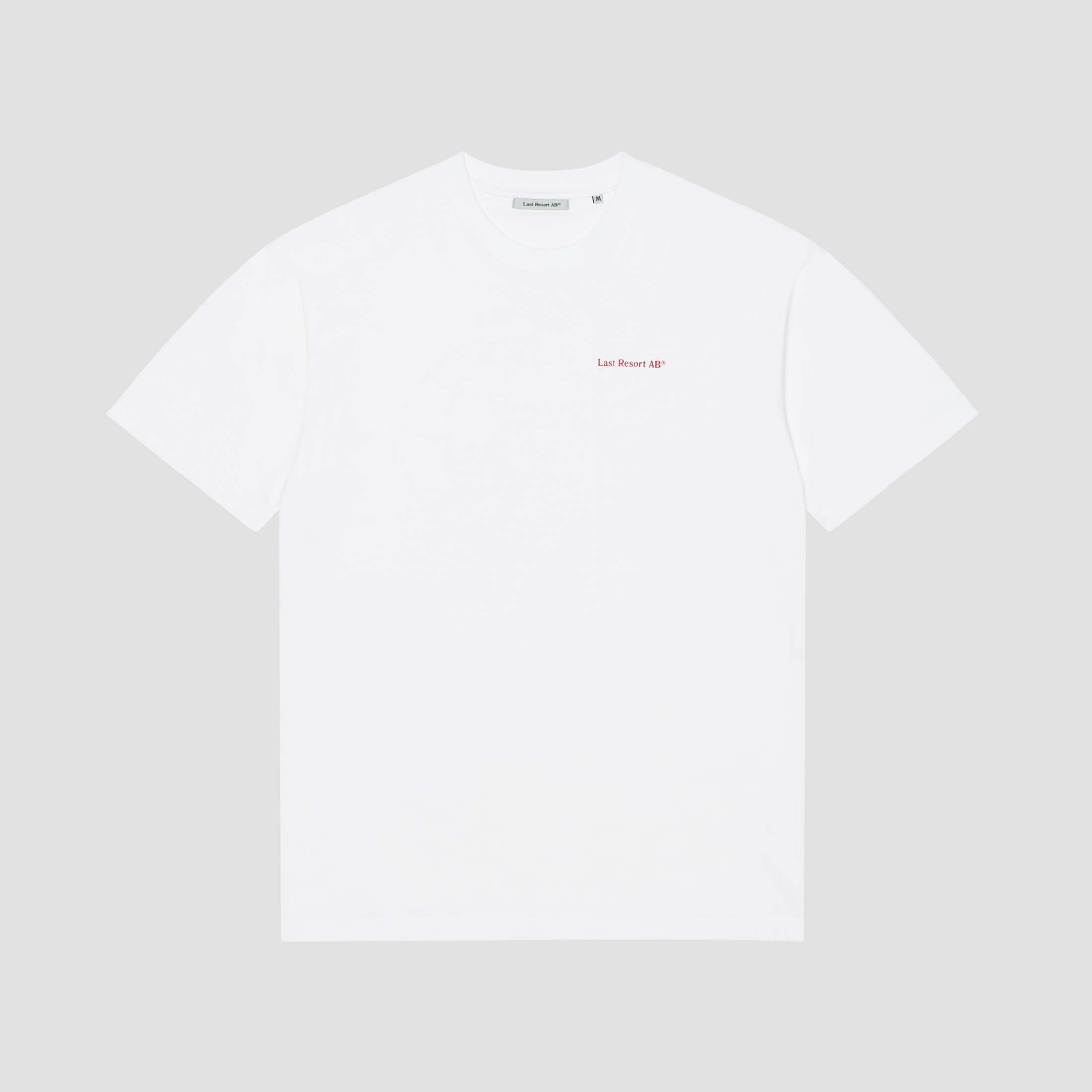 Last Resort AB Atlas Mono T-Shirt White / Brick Red