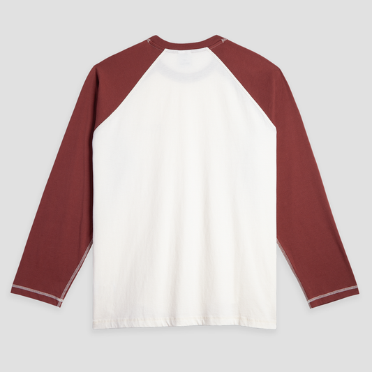 Polar Stevie Longsleeve T-Shirt Ivory / Wine