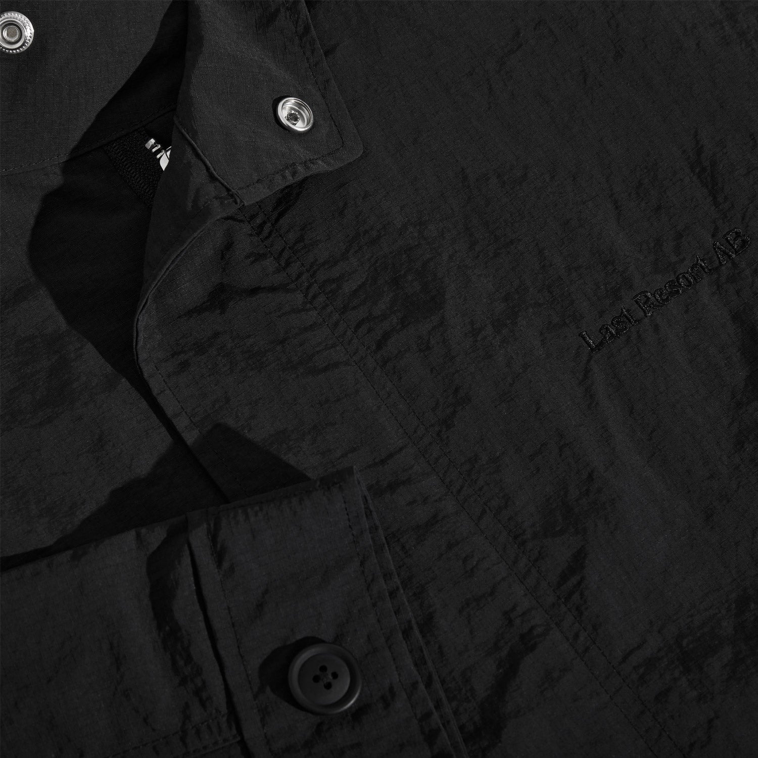 Last Resort AB Cropped Parka Black