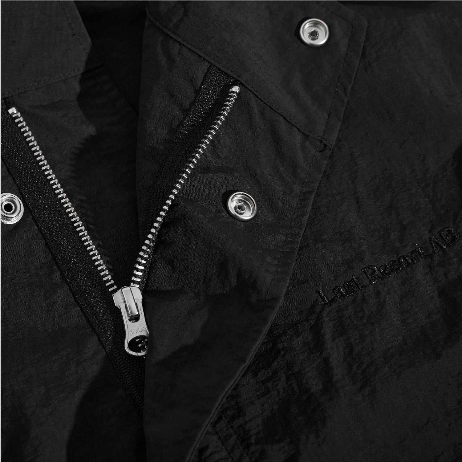 Last Resort AB Cropped Parka Black