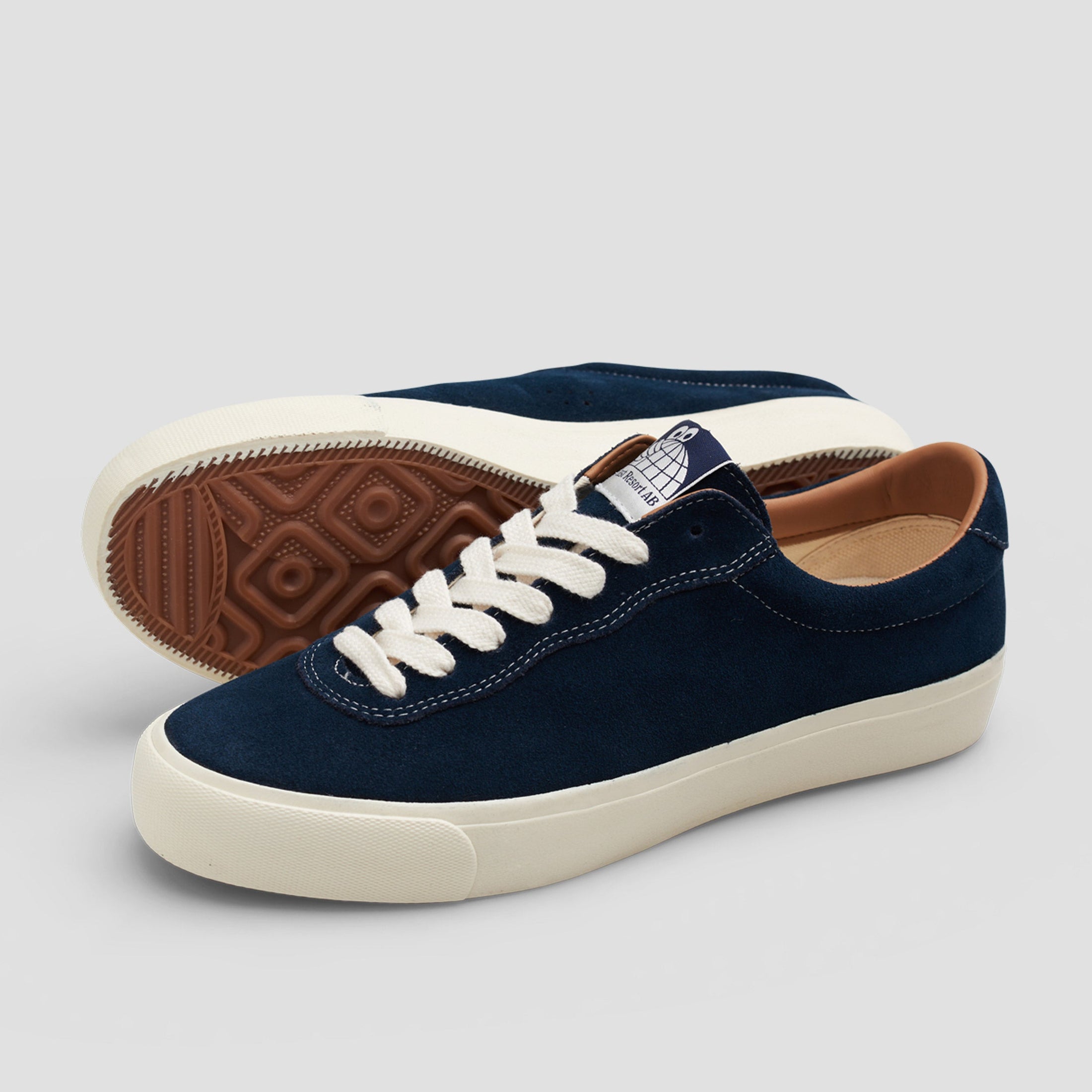 Last Resort AB VM001 Suede LO Skate Shoes Dress Blue / White
