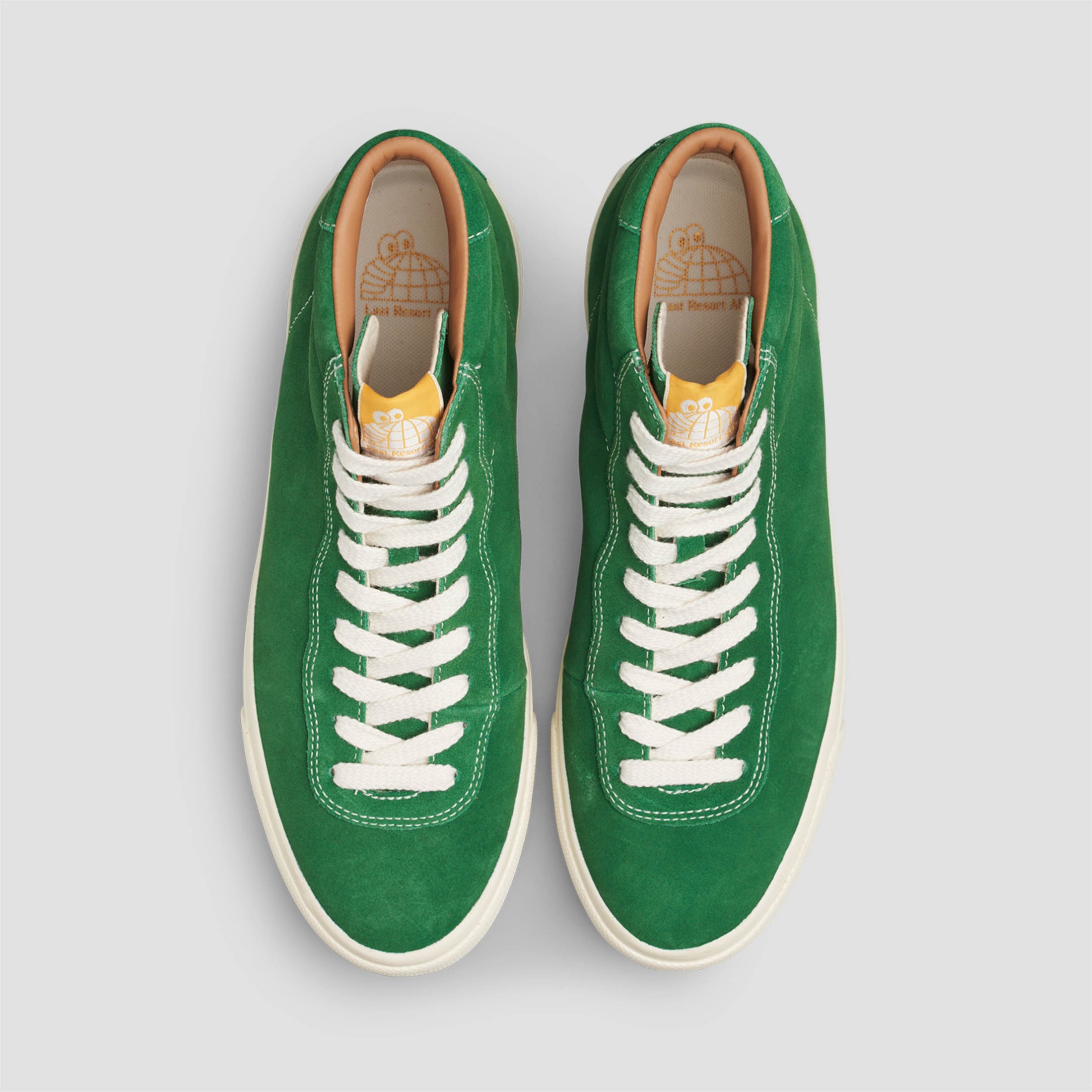 Last Resort AB VM001 Skate Shoes Hi Suede Kelly Green / White