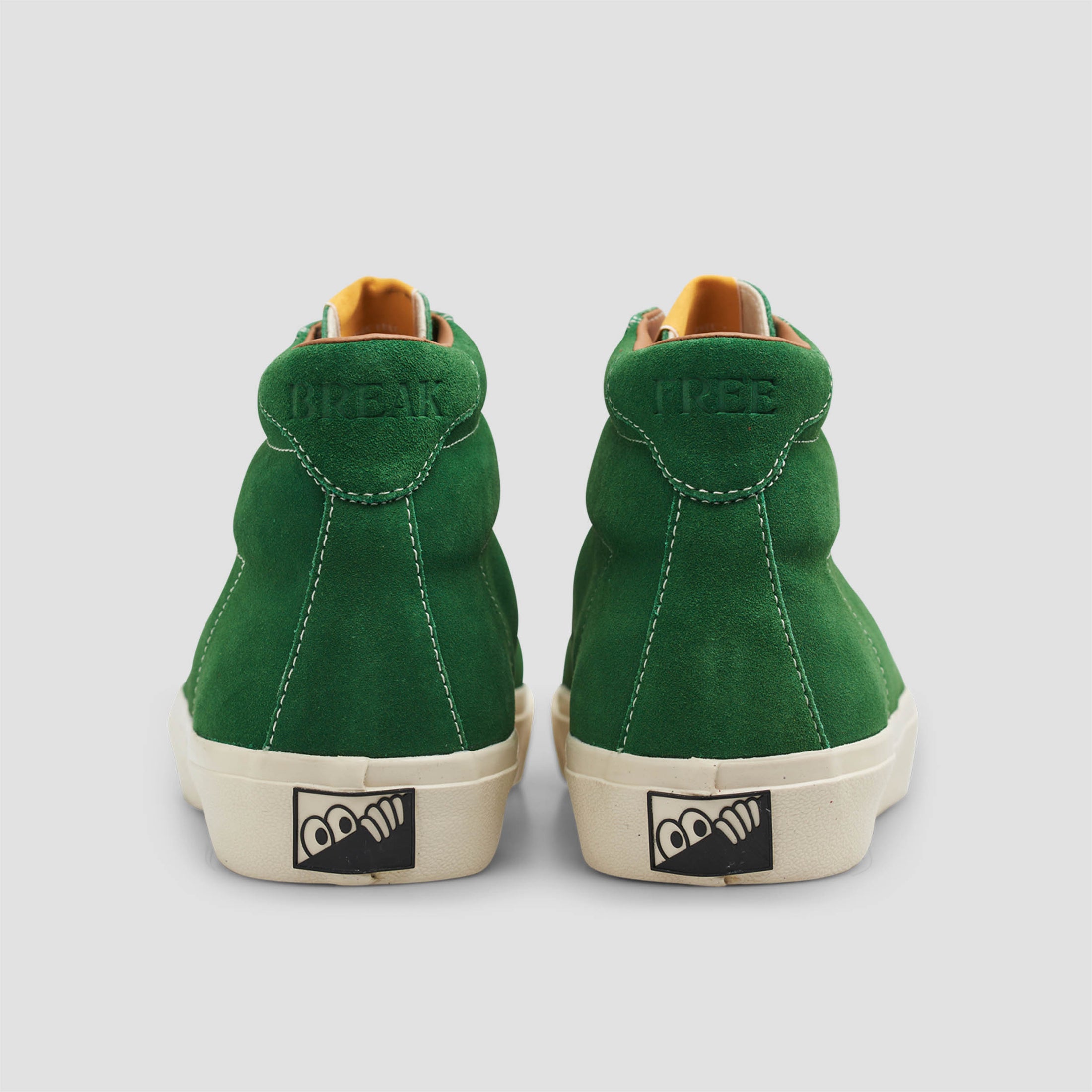 Last Resort AB VM001 Skate Shoes Hi Suede Kelly Green / White