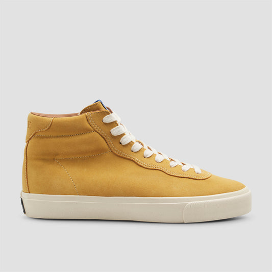Last Resort AB VM001 Skate Shoes Hi Suede Mustard Yellow / White