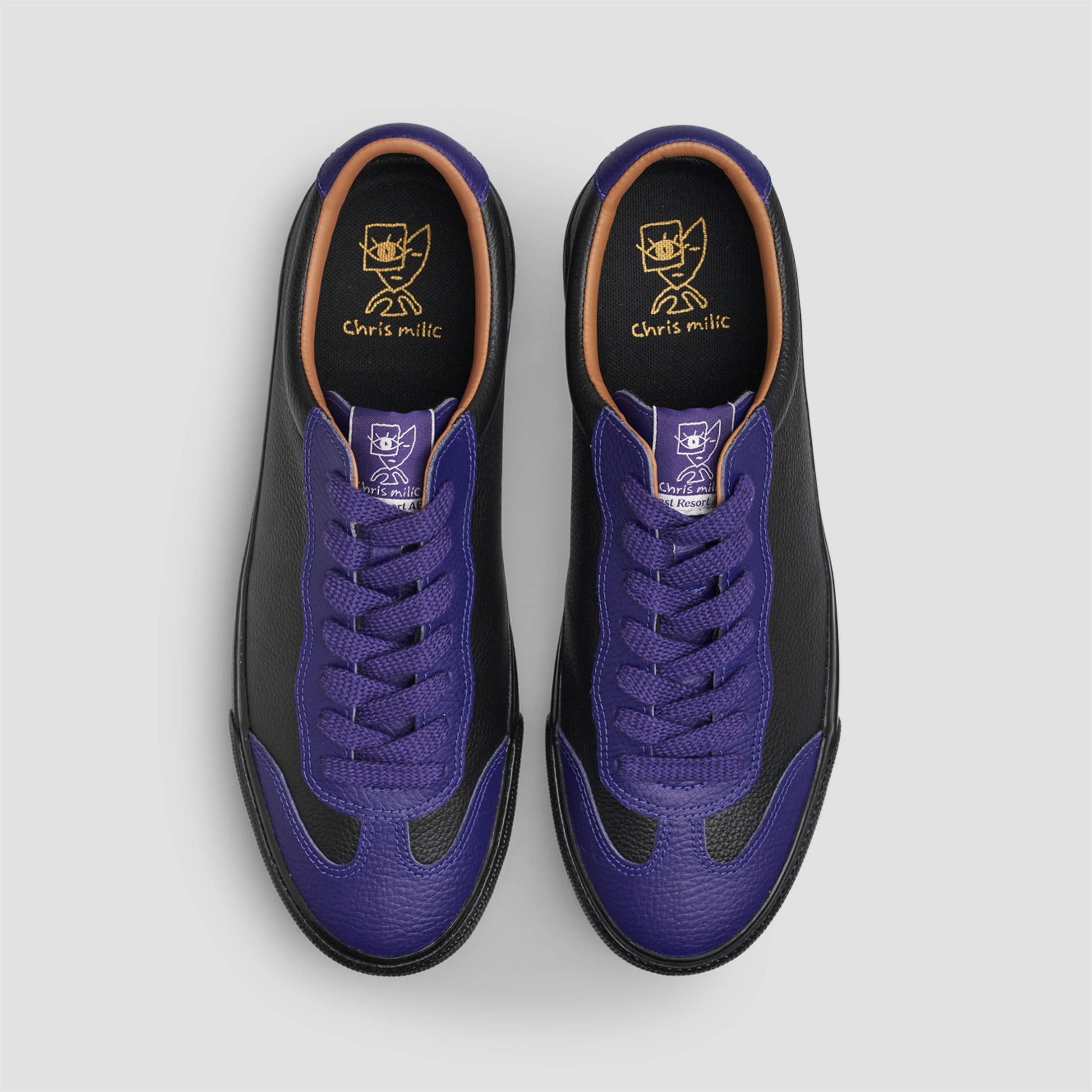 Last Resort AB VM004 Skate Shoes Milic Black-Heliotrope / Black