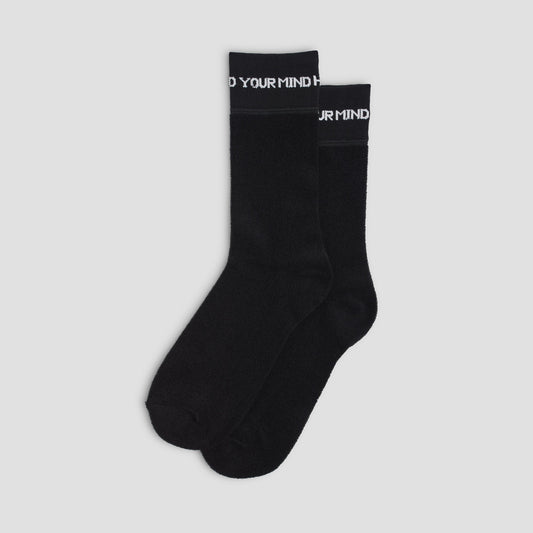 Last Resort AB Reverse Terry Sock Black