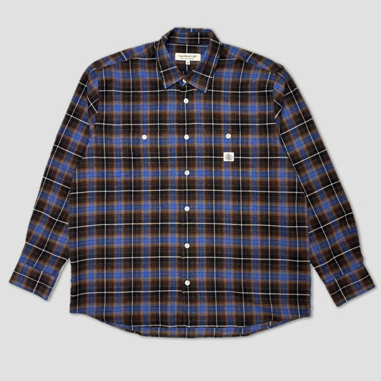 Last Resort AB SM001 Flannel Shirt Blue