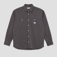 Load image into Gallery viewer, Last Resort AB SM001 Poplin Shirt Navy Stripe
