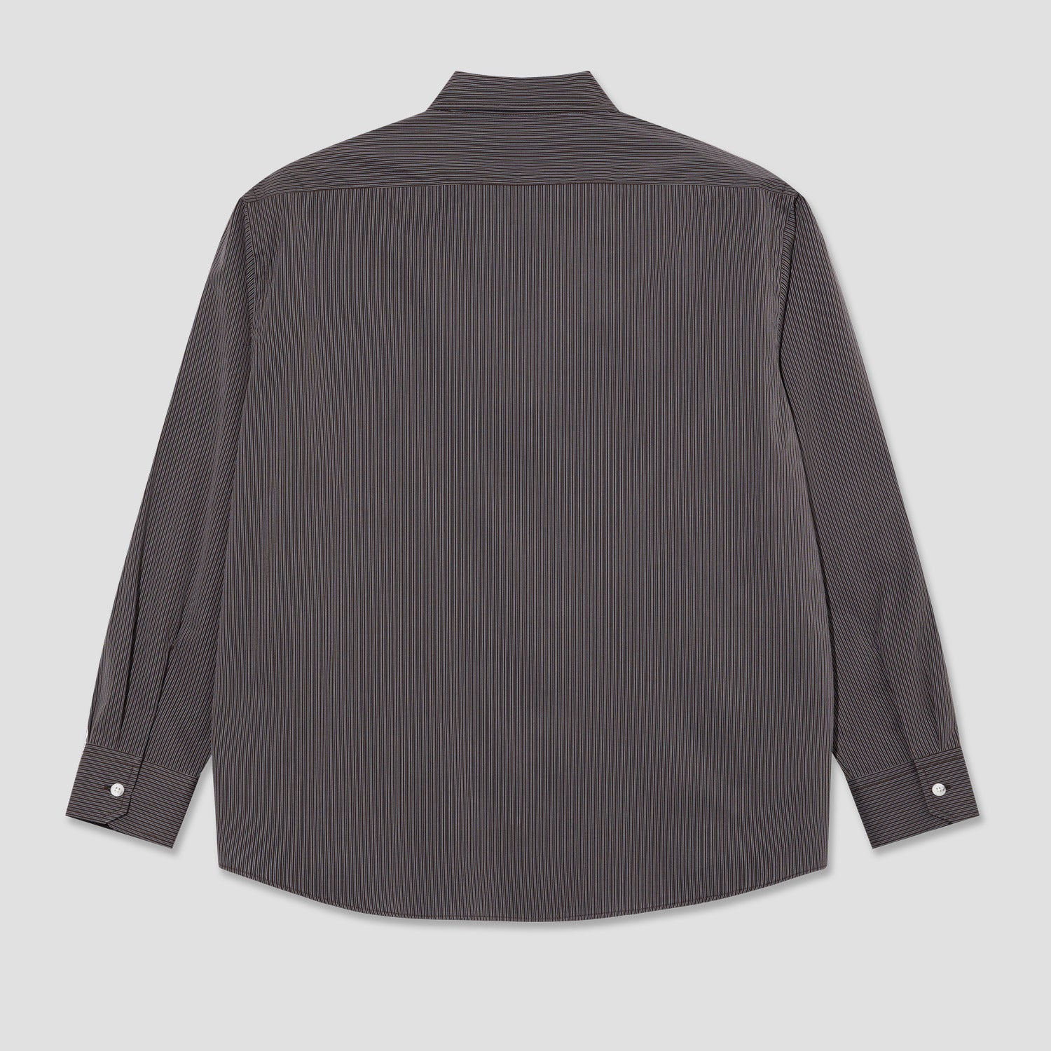 Last Resort AB SM001 Poplin Shirt Navy Stripe