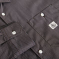 Load image into Gallery viewer, Last Resort AB SM001 Poplin Shirt Navy Stripe
