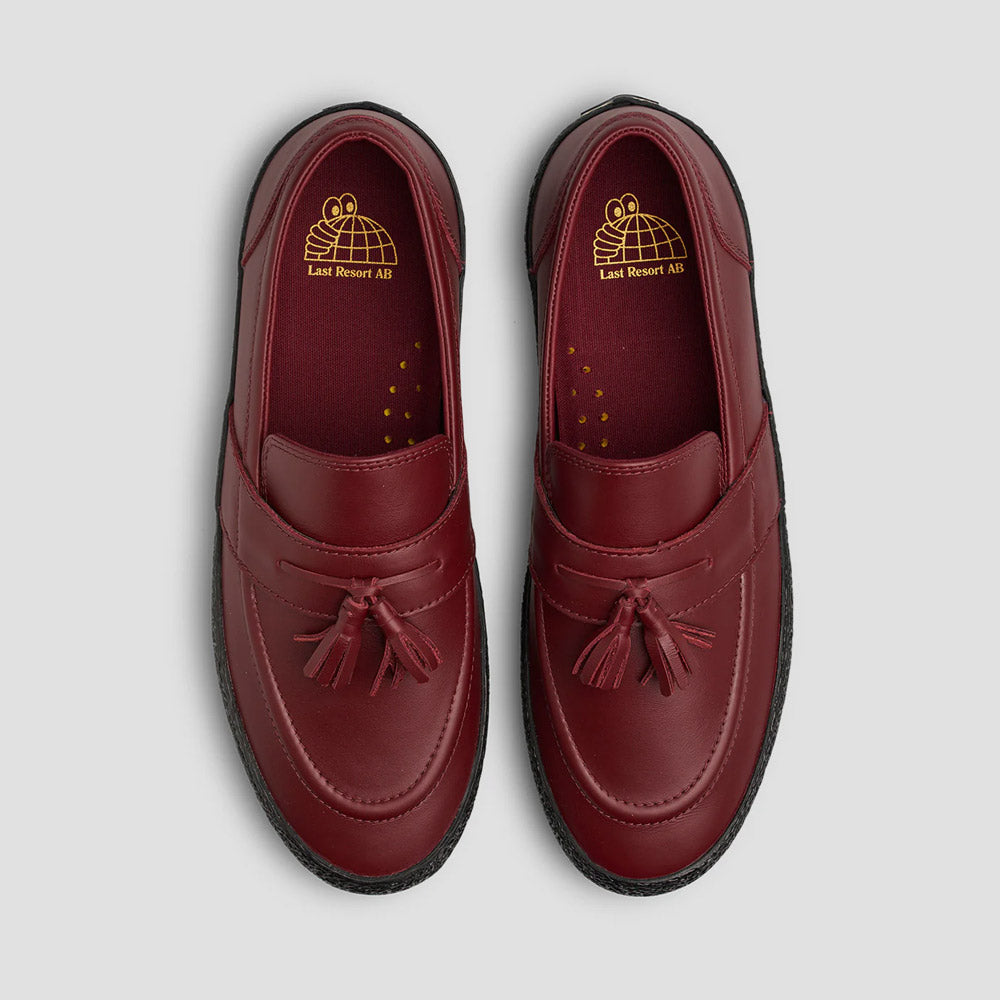 Last Resort AB VM005 Leather Skate Shoes Oxblood / Black