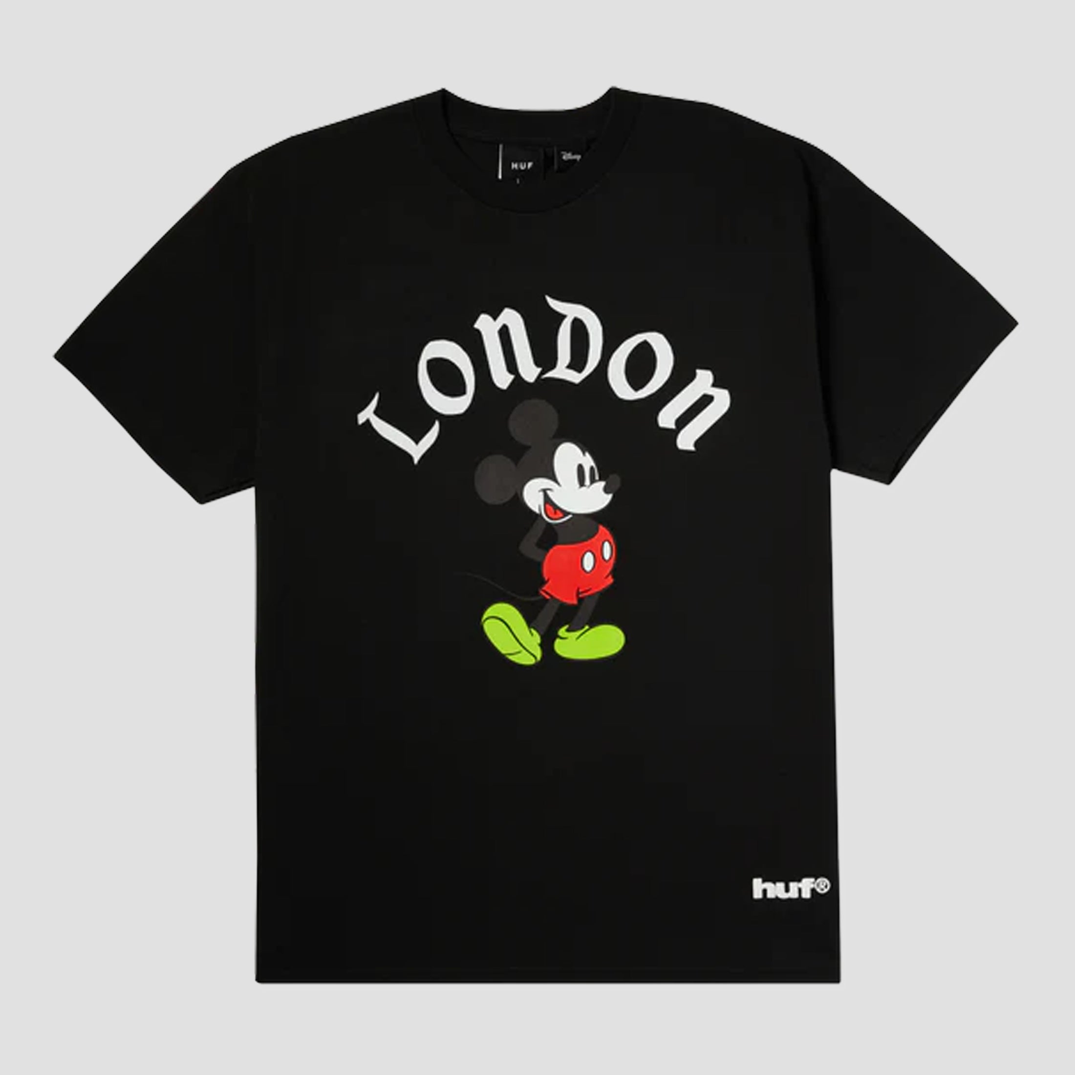 HUF London Mickey Worldwide T-Shirt Black